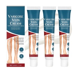 3PCS Varicose Veins Cream for Legs–Varicose Vein Foot Cream,Creams for Spider Vein,Spider Vein Remover,Deep R/elief Foot Creams,Lightweight Fast-Absorbing With Aloe Vera
