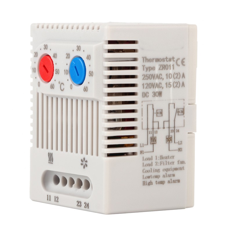 Temperature Controller Switch Open/Close Adjustable Mechanical Thermostat 0-60℃ ZR011ZR011