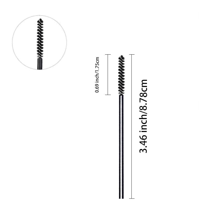 50 Pcs Disposable Eyelash Mascara Mini Brushes for Eye Lashes