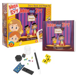 Max and Ivy enjoy Magic | Children’s Story Book and Magic Tricks Set with Magic Wand | Read and Play Box | Great Gift for Ages 3+ | Ideal for Beginners and Kids of All Ages