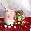 Sweet Cookie Crumbs Teddy Bear Cookie Cutter, Stainless Steel, Dishwasher