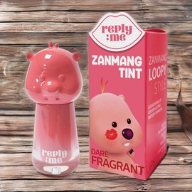 Duty free store lip makeup long lasting refly me refill lip tint lip glow 5 colors 1 cherry punch 2.8ml / 면세점입점 립메이크업 롱래스팅 리플라이미 잔망루피 립틴트 립글로우 5컬러 1개 체리펀치 2.8ml