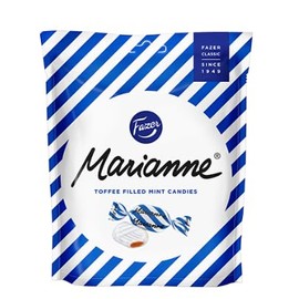 Fatzel Marianne Toffee Peppermint Candy, 1 Bag x 7.8 oz (220 g), Finnish Candy