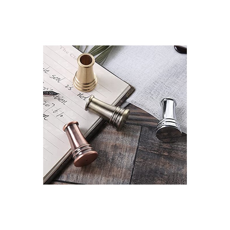 Alint 1 Piece Tabletop Antique Metal Bronze Color Pen Holder