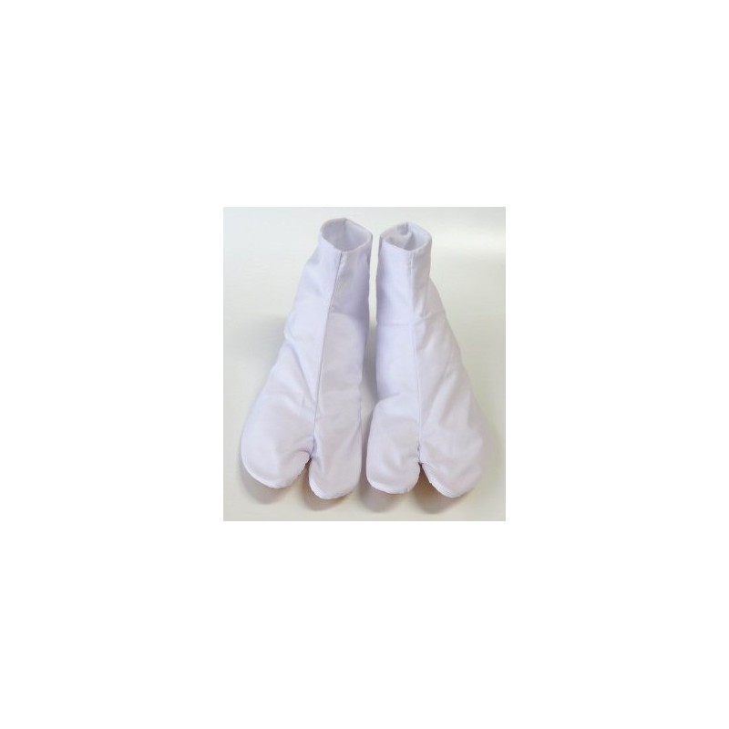 Festival Socks Festival 地下足袋 Rubber Sole Socks, White - White