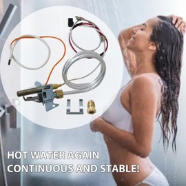 JRSHOME Upgrade 100112330 Water Heater Pilot Replacement Kit for 300 301 Series, 9007876 Gas Thermopile Assembly for Whirlpool Reliance A.O.Smith Kenmore American Water Heater