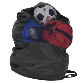 Caredy Pro-Traveller Equipo De Malla Portátil Impermeable, Extra Grande Bolsa De Lona Bolsa De Hombro De Bola De Red De Alta Resistencia Baloncesto Voleibol Pelota De Fútbol BalóN De FúTbol Bolsa