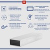 GAL-INDUSTRIAL Aluminium Profile Aluminium Square Tube 20 x 10 x