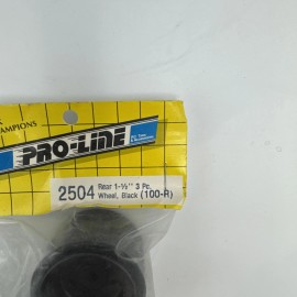 Tamiya Vintage Pro Line Tamiya Sand Scorcher Black Disc Rear Wheels Frog 100-R 2504