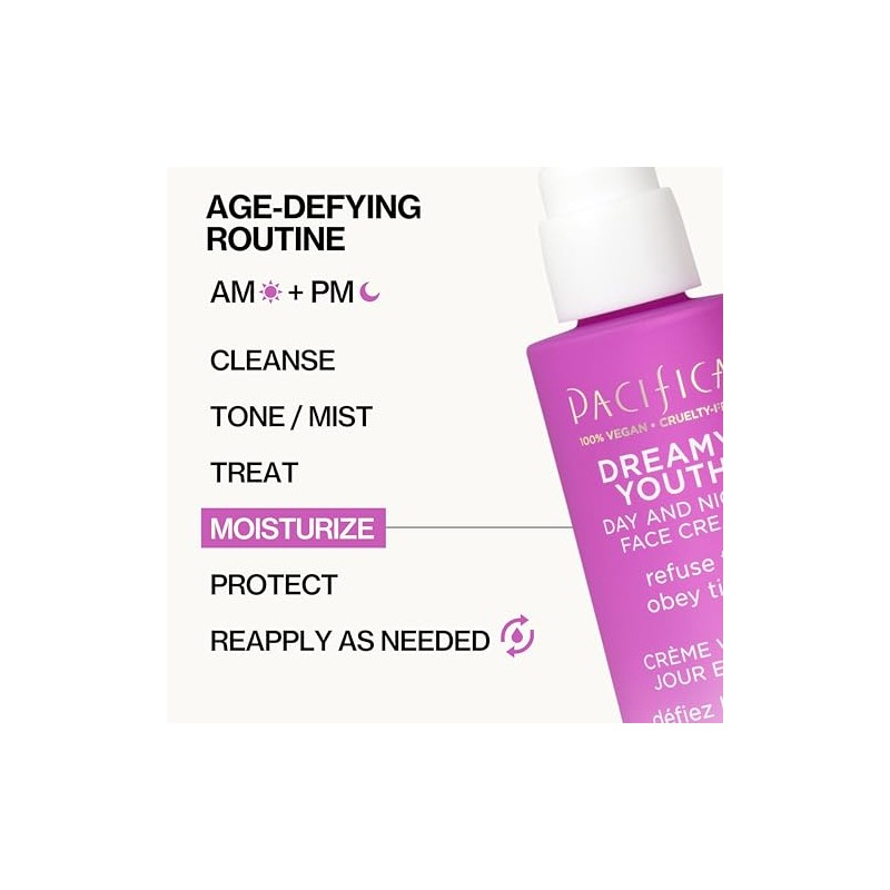 Pacifica Dreamy Youth Day and Night Face Cream Unisex 1.7