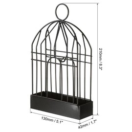 uxcell Coil Holder Metal Incense Holder Portable Incense Coil Burner for Home Office Camping, Black