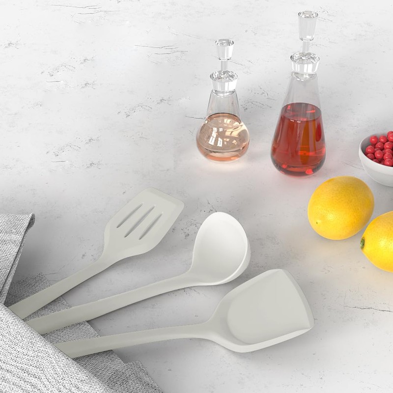 AOTHOD Silicone Cooking Utensils Set - 446°F Heat Resistant Silicone