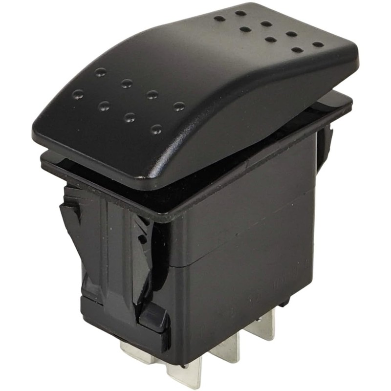 XYZIL 6 Pin ON-Off-ON Rocker Switch VLD2S00B-AZC00-000 DPDT 20A 12V