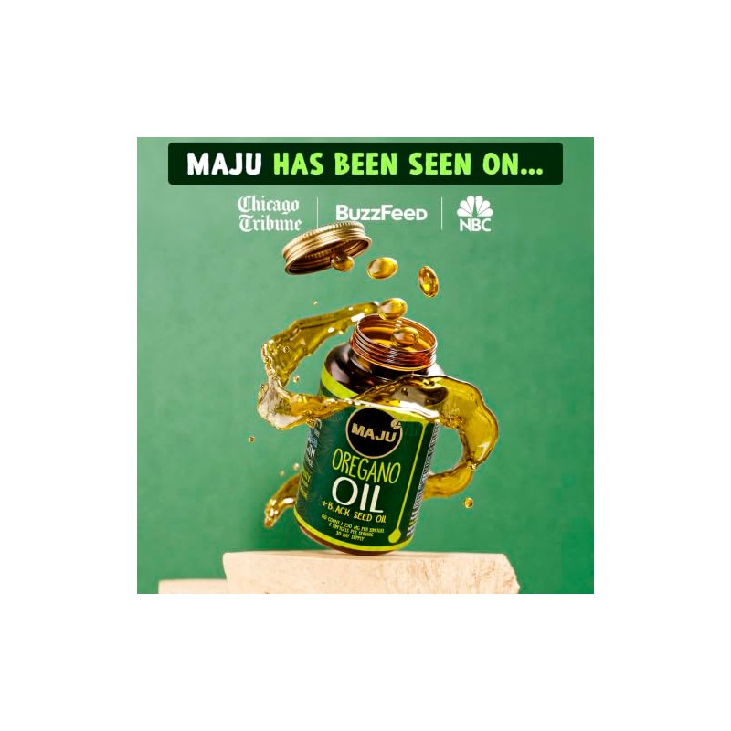 Maju Superfoods C?psulas de Or?gano Maju con Aceite de Semilla