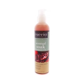 Cuccio Naturale Scentual Soak - Creamy, Liquid Wash for Mani-Pedi - No Parabens - Soften, Cleanse and Hydrate Skin - Anti-Aging Solution - Use On Hands, Body and Feet - Pomegranate and Fig - 8 Oz