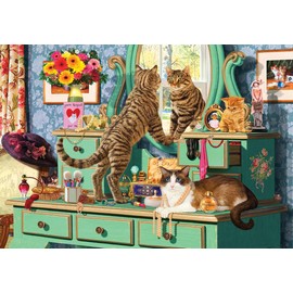 Anatolian Puzzle - Cats Dressing Table, 260 Piece Puzzle, #3344