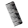 Wide Tooth Comb,Large Size-Effortlessly Glides Through Tangles,Handle-Free Cute Design,Suitable for Girls, Women, Men & Ideal for Curly, Wet or Dry Hair(Black Bat-03)