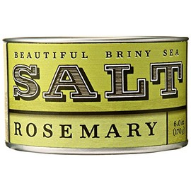 BEAUTIFUL BRINY SEA Rosemary Sea Salt, 4 OZ