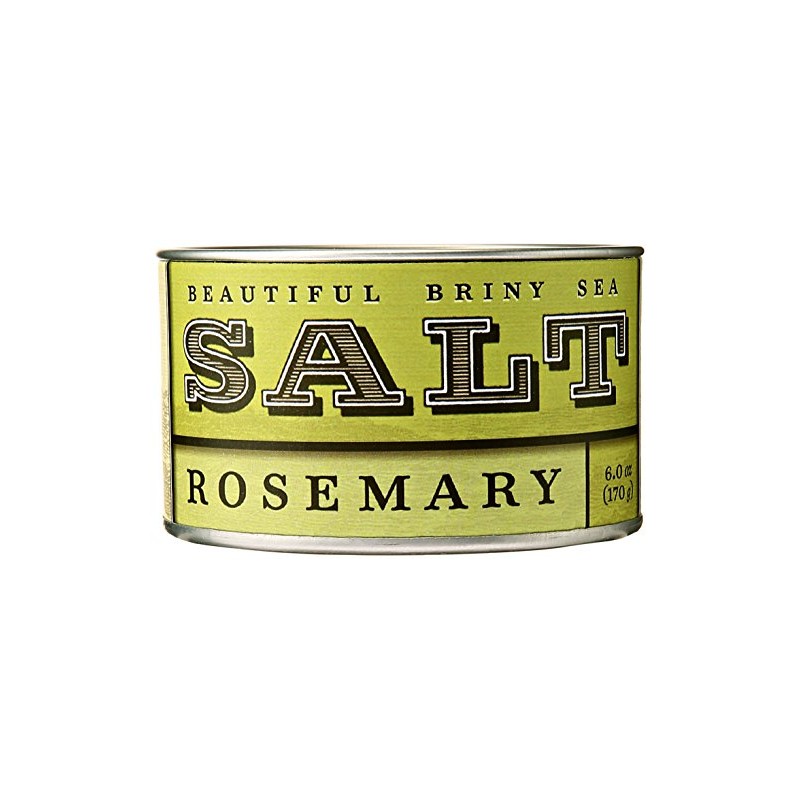 BEAUTIFUL BRINY SEA Rosemary Sea Salt, 4 OZ