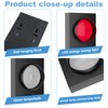 yamxun Traffic Light Lamp Decor on Wall: Remote Control LED