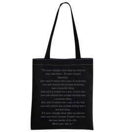 MNIGIU Power-less Book Inspired Gift Dagger and Flower Tote Bag Special Edition Book Gift For Book Nerds (Each Other Tote)