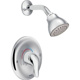 Moen TL181 Chateau Single Handle PosiTemp Pressure Balanced Valve Trim with Metal Lever Handle, Chrome