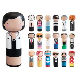 Lucie Kaas Kokeshi Doll - Freddie