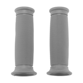 X AUTOHAUX 7/8" 22mm 15/16" 24mm Universal Motorcycle Hand Grips Cover Non Slip Rubber Handlebar Grip for Motorcycle Scooter Bicycle ATV Gray 1pair