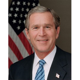 George W. Bush Photograph - Historical Artwork from 2003 - US President Portrait - (11" x 14") - Matte