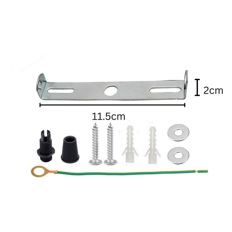 LEDSone 115mm Lighting Fixture Ceiling Plate Bracket Fitting Ceiling Rose