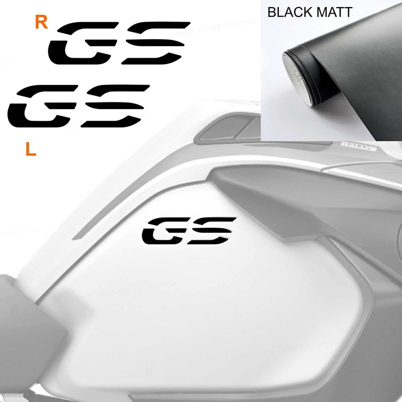 2 Stickers Compatible with Tank Sides Motorcycle R 1200 1250