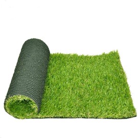 Artificial Grass Turf Pet Grass Fake Grass Rug 6FT x 11FT, 1.38inch Pile Height High Density Faux Grass Indoor Outdoor Synthetic Grass Lawn Carpet,Non Toxic Astroturf,Custom Size Provided