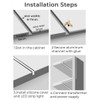 KSDLMPA 10-Pack 3.3ft LED Aluminum Channel System with Silicone Cover,