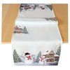 Kamaca snowmen series high-quality print motif Christmas tablecloth, winter Christmas