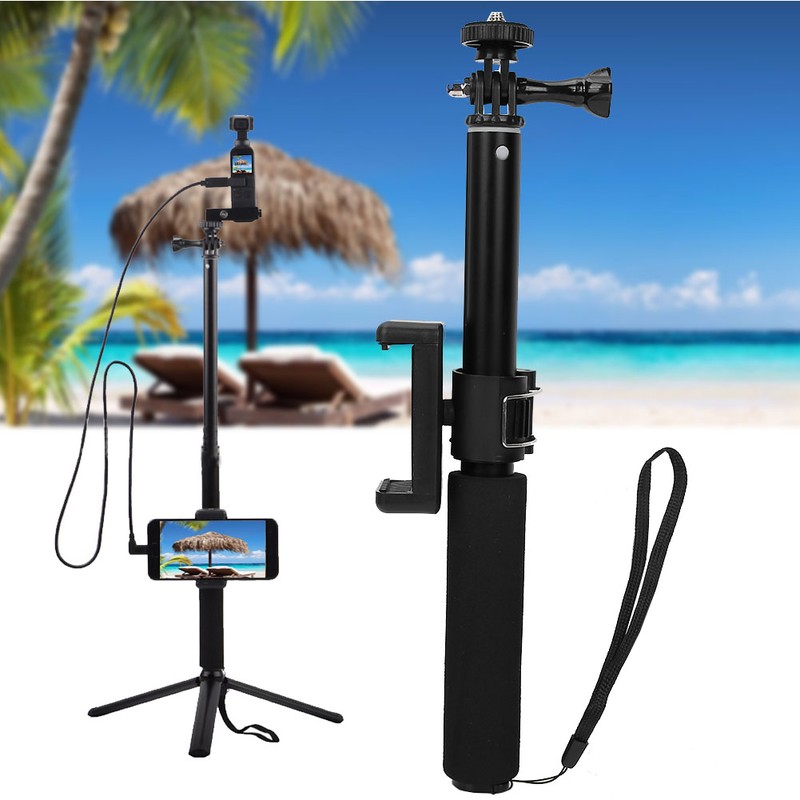 For DJI OSMO POCKET Gimbal Camera Extension Selfie Stick Tripod