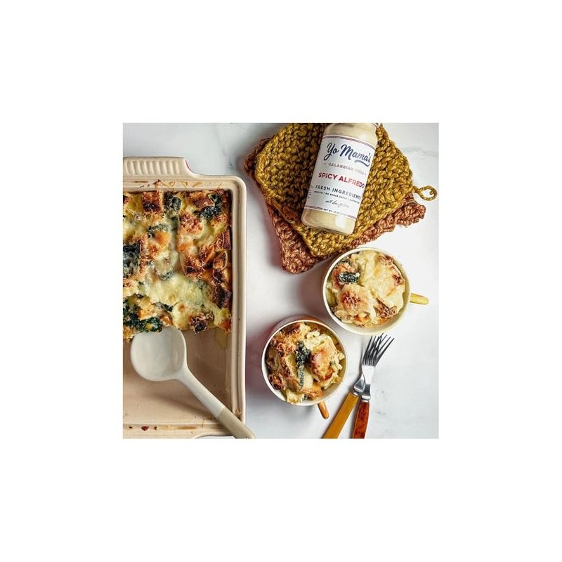 YO MAMAS Salsa Spicy Calabrian Alfredo 453GR