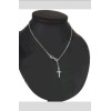 Unbranded INFINITY CROSS CHOKER NECKLACE