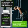 L-Carnitine 1000mg Maximum Strength Capsules - Non-GMO and Gluten Free