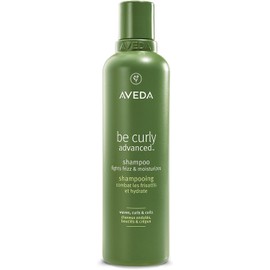 Aveda Be Curly Advanced Shampoo Cabello Rizado 250ml Limpia, hidrata, elimina la acumulación de productos, rizados, ondulados, Evita el frizz, libre de sulfatos, 94% organico