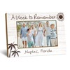 Naples Florida Picture Frame 4x6, Family Vacation Frame, Wooden Photo