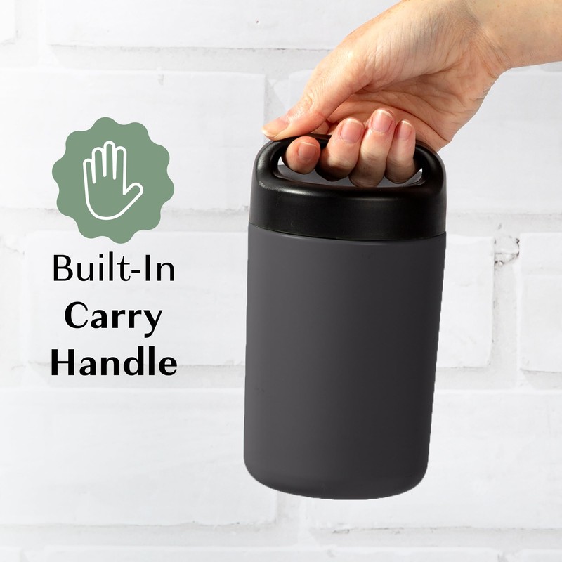 Goodful Stainless Steel Food Jar, Double Wall Vacuum Sealed Insulated