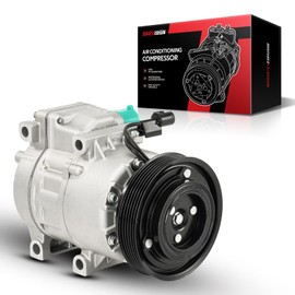 Torchbeam 68348 Air Conditioning Compressor, AC Compressor Fit for Santa Fe 2007-2009 2.7L, Sonata 2006-2007 3.3L, Azera 2006-2011, Optima 2006-2008 2.7L, Optima 2006 2.4L, Amanti 2007-2009