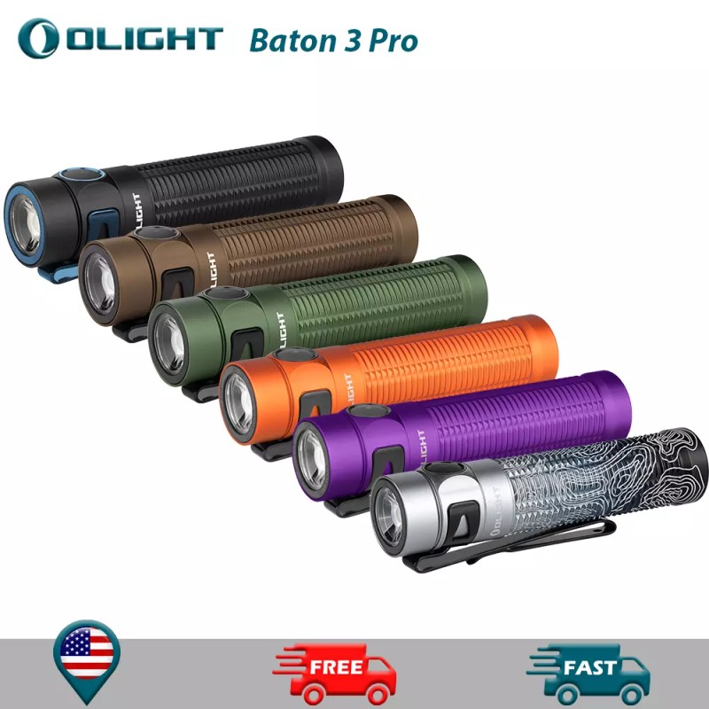 OLIGHT New Baton 3 Pro 1500 Lumens 18650 Rechargeable LED