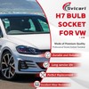 Svicari H7 Headlight Bulb Socket Adapter Holder Kit Compatible with