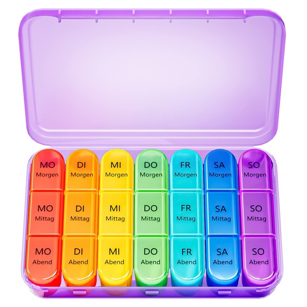 Pill Box 7 Days 3 Compartments Pill Box 7 Days