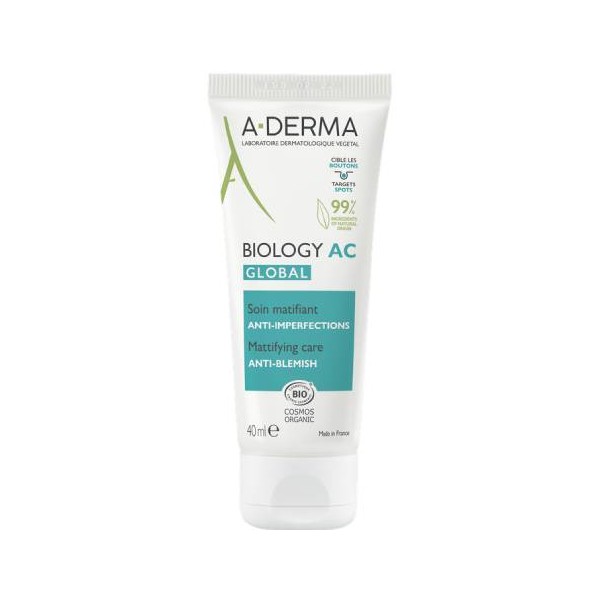 ADerma Biology AC Global Mattifying Care Anti-Blemish, 40ml (Physac)