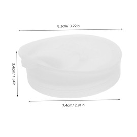 iplusmile 2pcs Leakproof Water Jug Lid with Pour Carafe Cover for Juice Bottles Splashproof Design for Secure Beverage Storage
