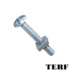 TERF® M8 X 140mm Roofing Bolt with Square Nut M8
