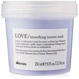 Davines LOVE Smoothing Instant Mask, Anti-Frizz Action for Sleek and Smooth Results, 8.45 fl. oz.