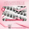 Extensiones de Pestañas Autoadhesivas con Efecto Natural en Mink Sintético,